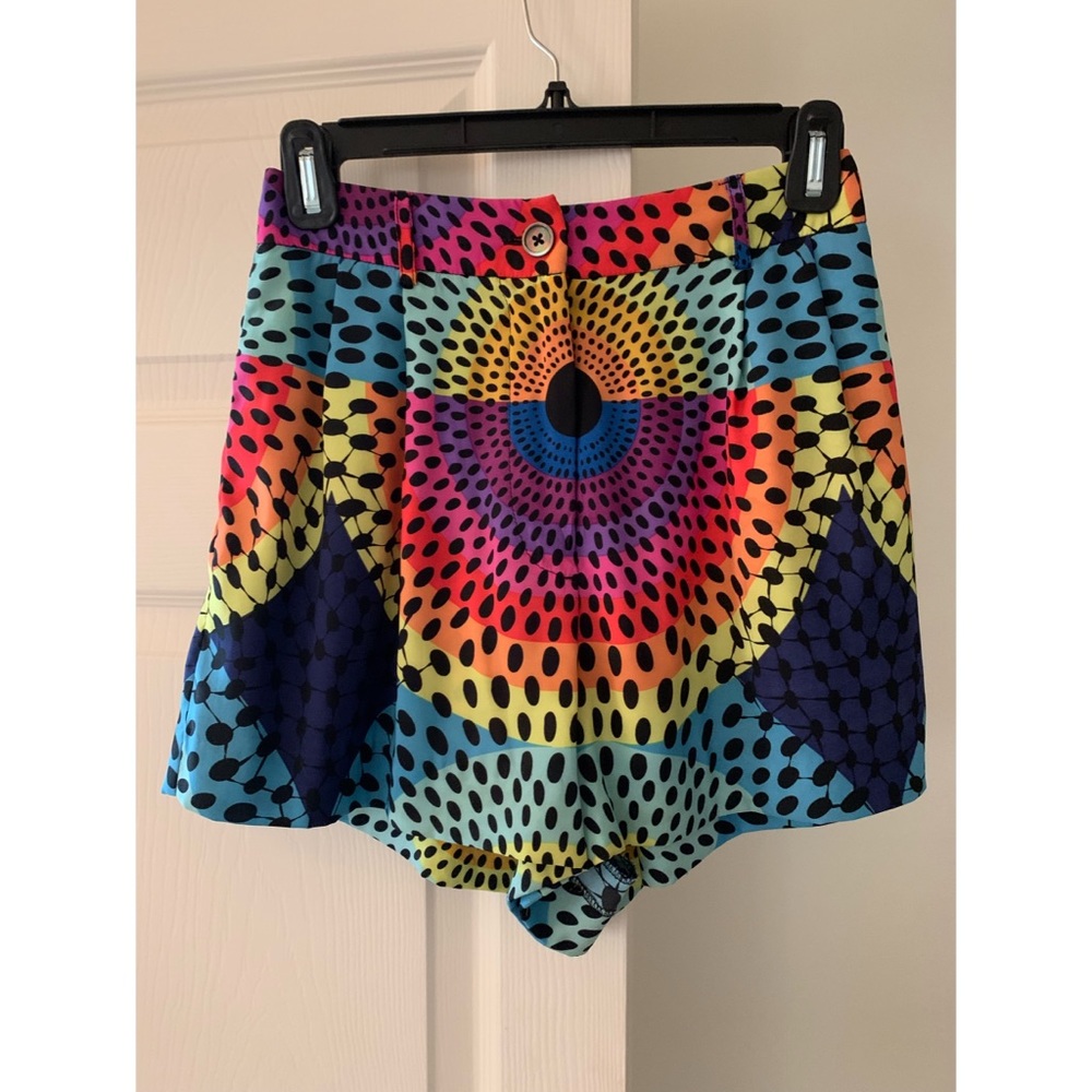 Mara Hoffman High-Waisted Silk Shorts